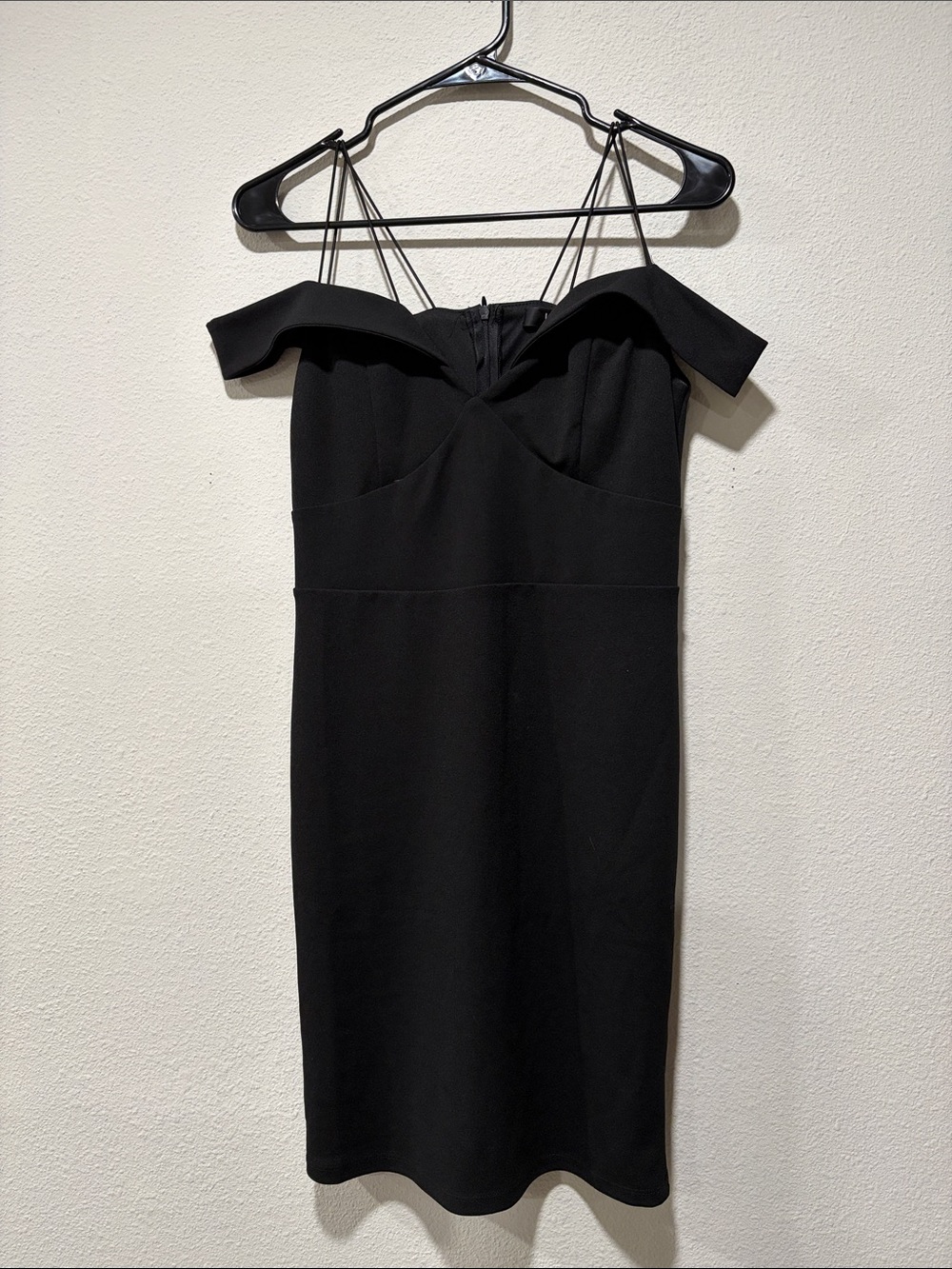 Lulu's Black Off-Shoulder Cocktail Dress